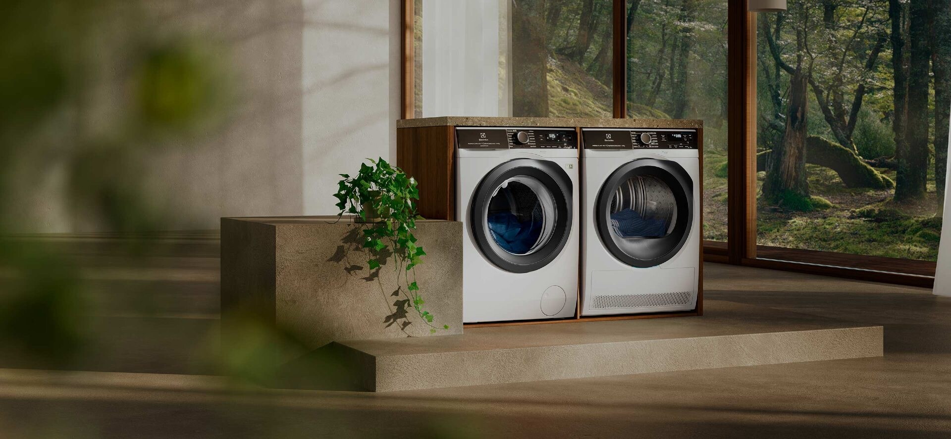 Energieffektiv torktumlare och tvättmaskin